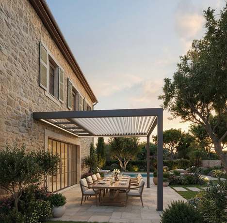 Premium pergola i lounge zona