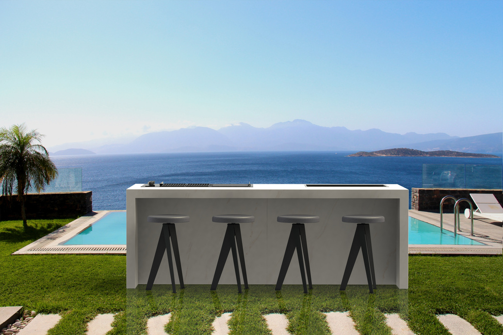 Outdoor living uz bazen